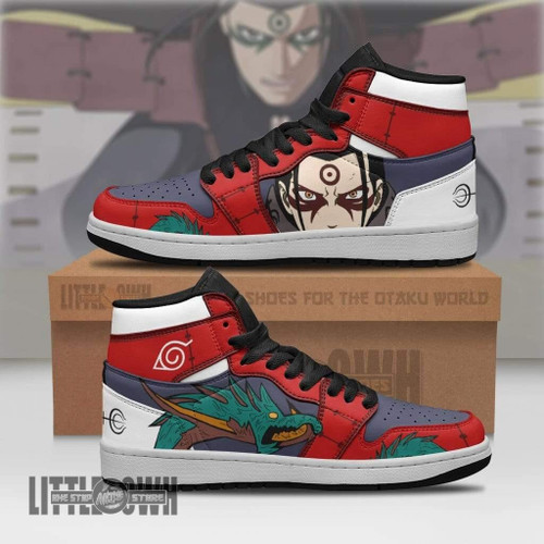 Hashirama Senju Boot Sneakers Custom Naruto Anime Shoes